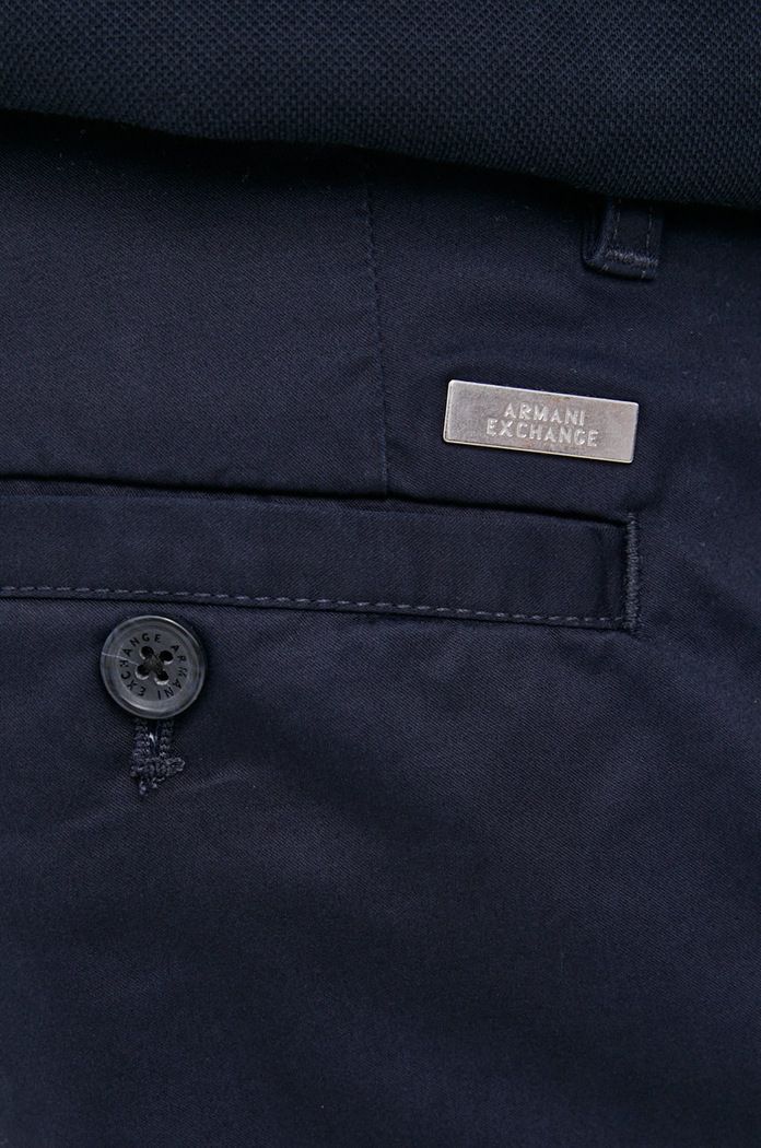 Kalhoty Armani Exchange námořnická modř 8NZP45.ZNMTZ.NOS