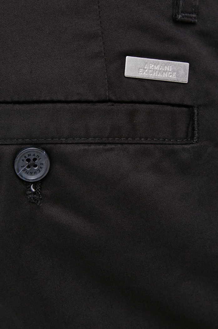Armani Exchange Spodnie 8NZP45.ZNMTZ.NOS czarny 8NZP45.ZNMTZ.NOS