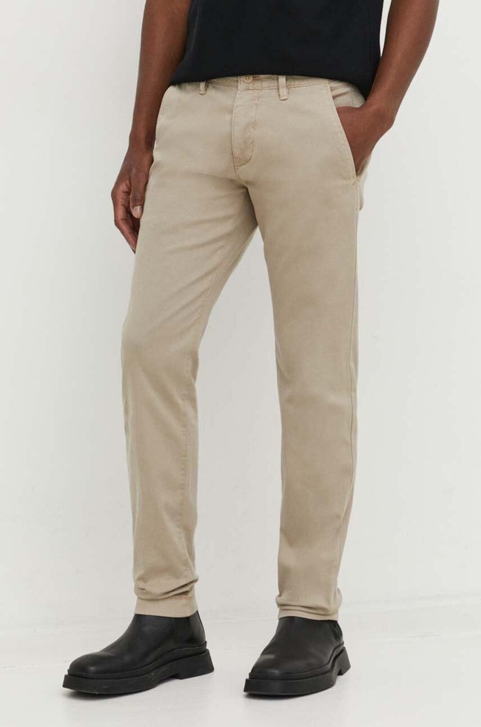 Kalhoty Marc O'Polo chinos béžová 5000009396