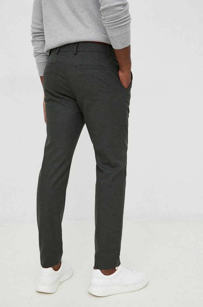 Îmbrăcăminte Selected Homme Pantaloni din lana 16085276.ForestNigh verde