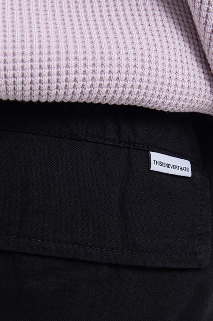 thisisneverthat trousers Multi Zip Cargo Pant black TN213WPARP01
