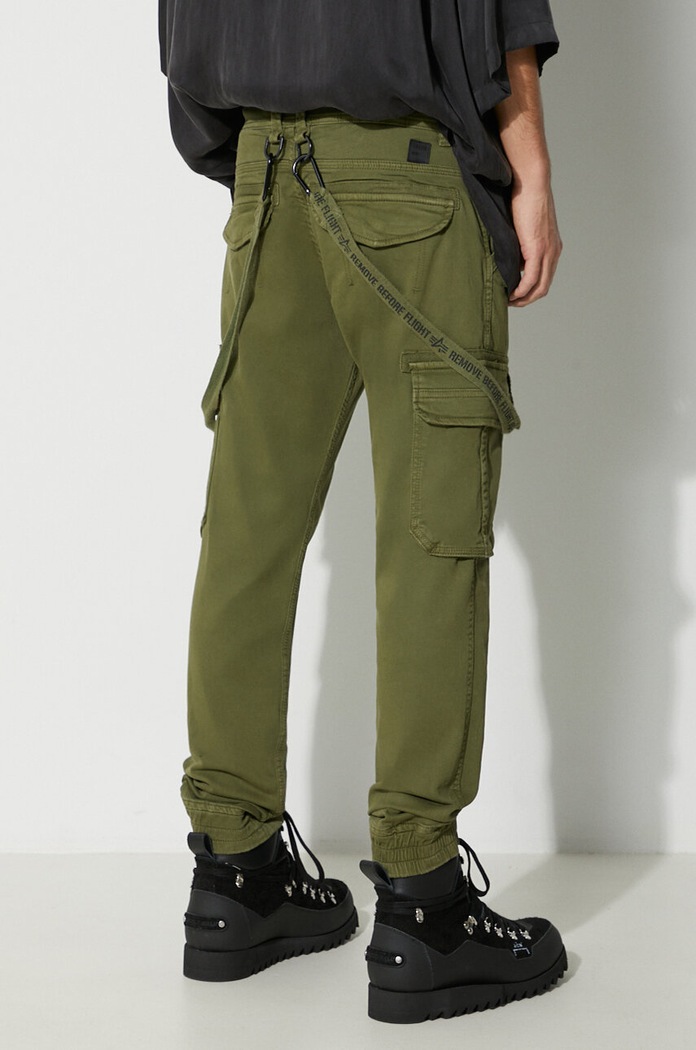 Odzież Alpha Industries spodnie Utility 128202.142 zielony