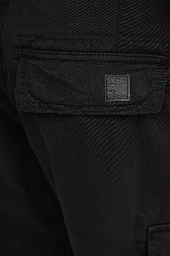 Alpha Industries spodnie bawełniane Agent czarny 158205.03