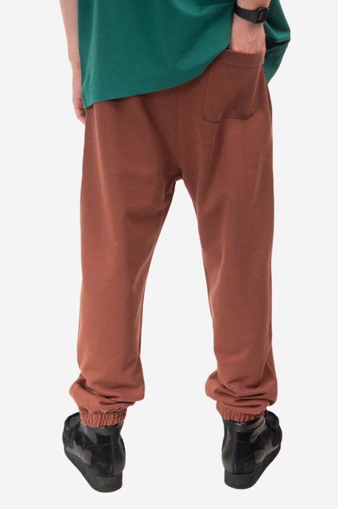 Clothing Drôle de Monsieur cotton joggers BP100.BROWN brown