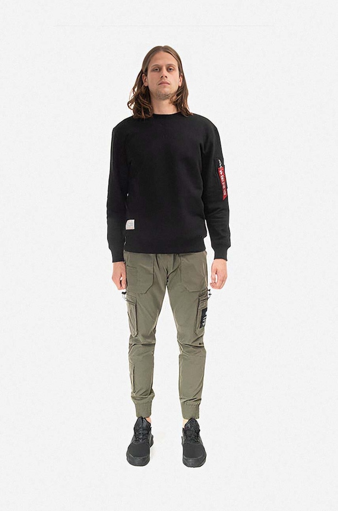 Hlače Alpha Industries 108203 zelena AW24