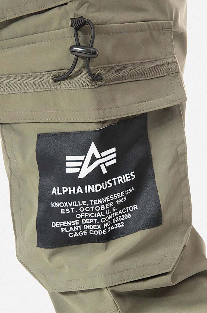 Hlače Alpha Industries zelena 108203
