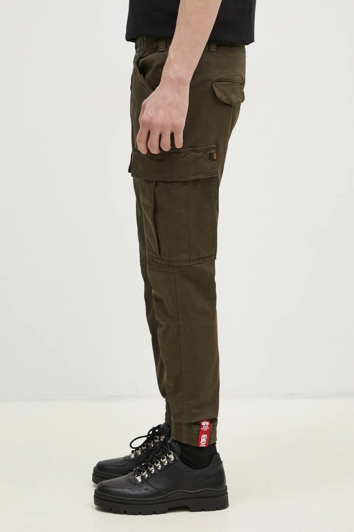 Παντελόνι Alpha Industries Spodnie Alpha Industries Alman Pant 188201 413 188201.413 πράσινο AW25