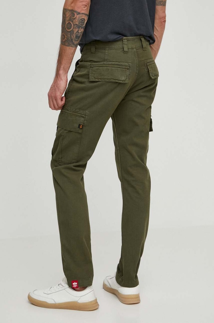 Odjeća Pamučne hlače Alpha Industries Agent 158205.142 zelena