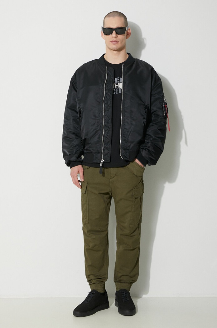 Alpha Industries cotton trousers Airman Pant 188201.142 green AA00