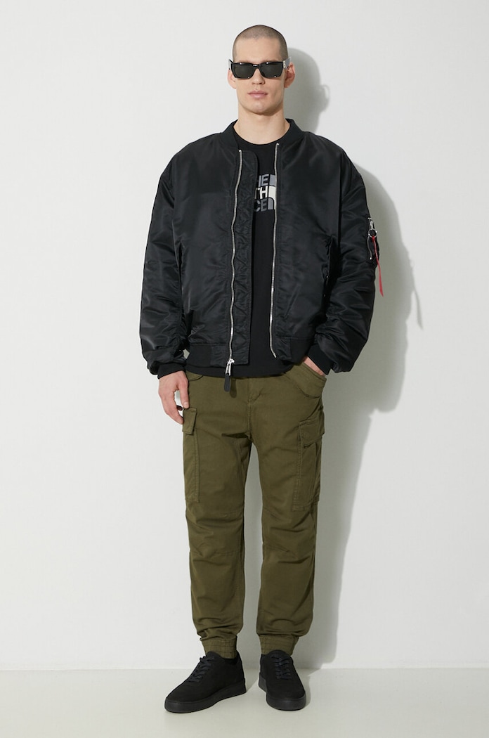 Alpha Industries cotton trousers Airman Pant 188201.142 green AA00