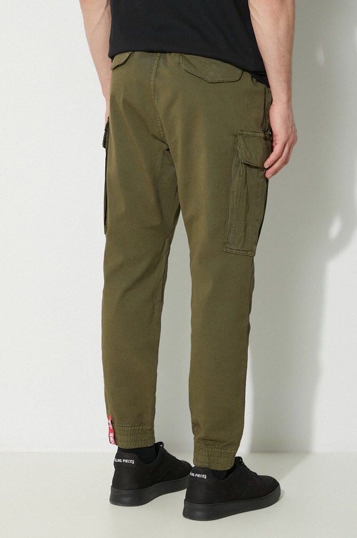 Clothing Alpha Industries cotton trousers Airman Pant 188201.142 green
