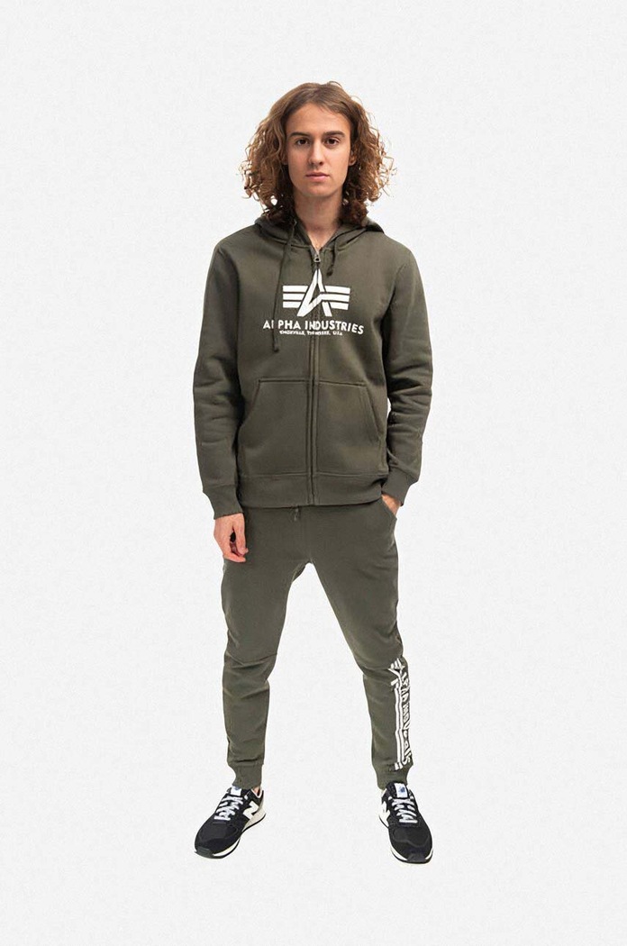 Alpha Industries cotton joggers 118364.142 green AA00