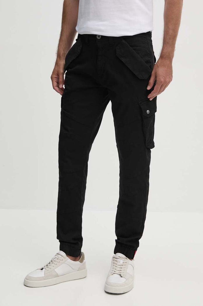 Alpha Industries spodnie Combat z elastanem czarny 126215.03