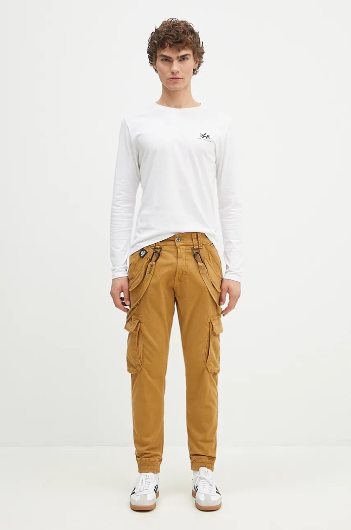 Alpha Industries trousers Utility Pant 128202.13 green