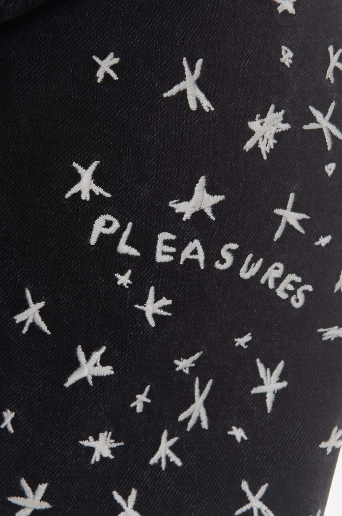 PLEASURES jeans Starry 5 Pocket Denim black P23SP042
