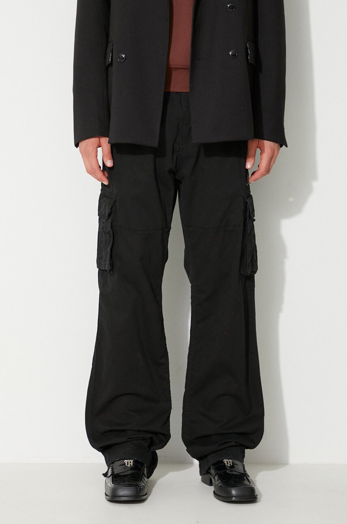 Παντελόνι Alpha Industries Jet βαμβάκι μαύρο 101212.03
