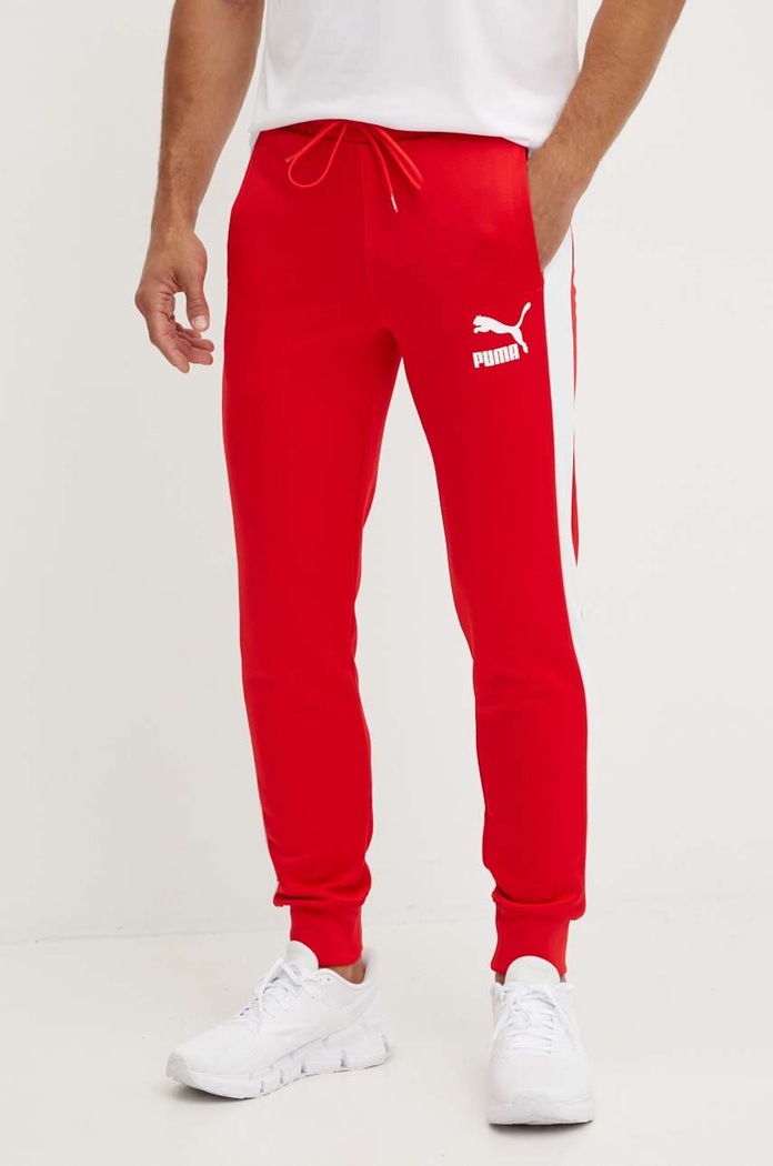 Tepláky Puma 530098.11 červená AA00