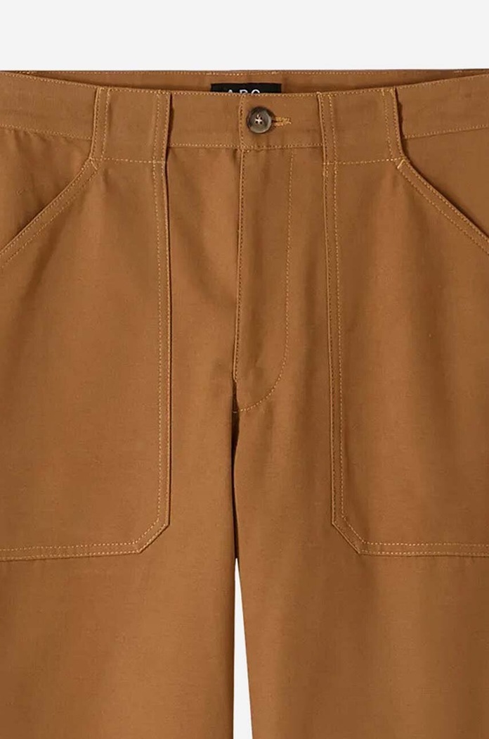 Îmbrăcăminte A.P.C. pantaloni de bumbac COGBJ.H08422 maro
