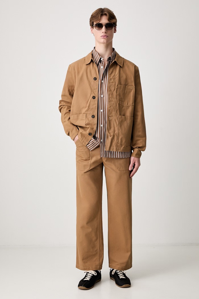 A.P.C. A.P.C. Pantalon Sydney H COGBJ-H08422 CARAMEL hlače od pamuka za muškarce COGBJ.H08422 smeđa