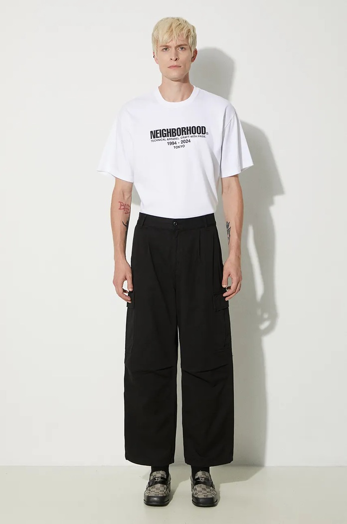 Βαμβακερό παντελόνι Carhartt WIP Cole Cargo Pant I031218 μαύρο