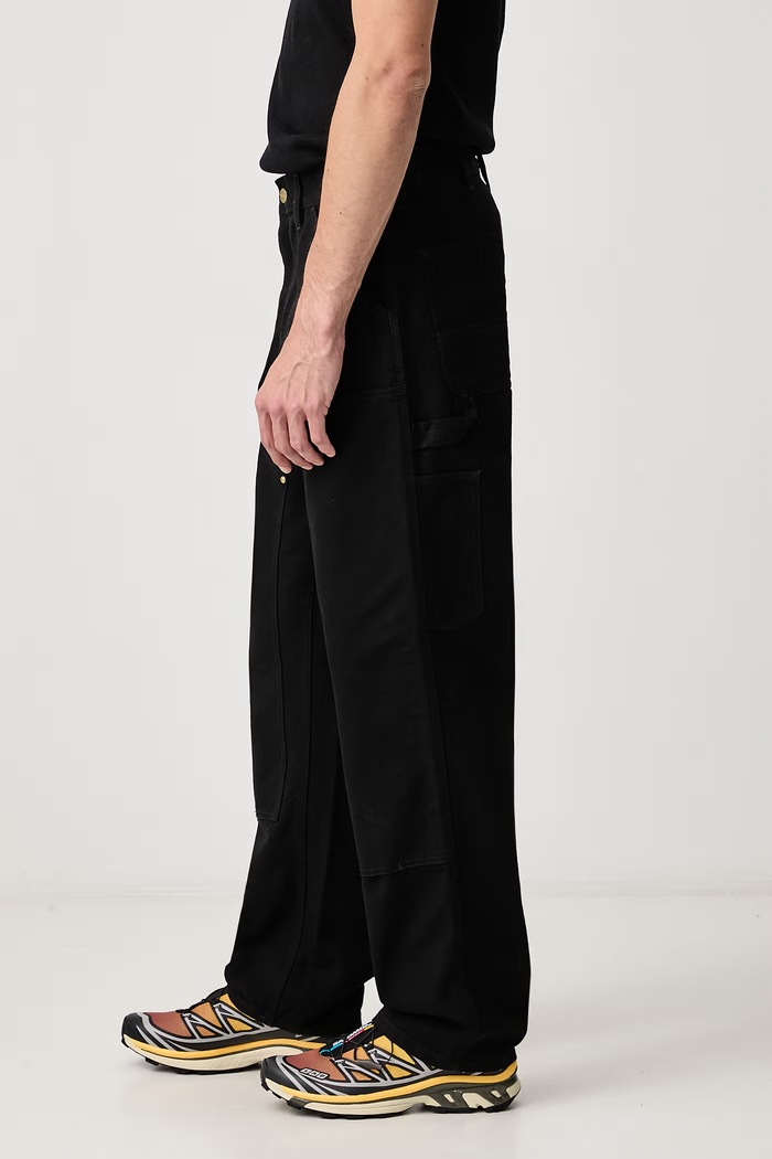 Abbigliamento Carhartt WIP Pantaloni in cotone Double Knee Pant I031501 nero