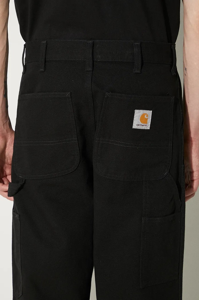 Одяг Бавовняні штани Carhartt WIP Double Knee Pant I031501 чорний