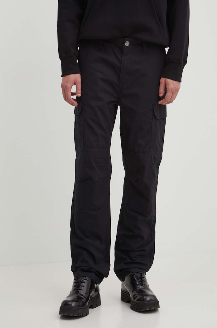 Dickies spodnie bawełniane bawełna czarny DK0A4XDUBLK