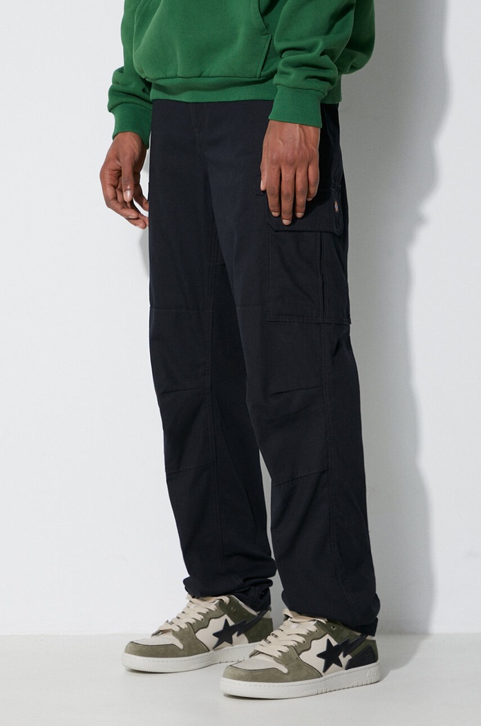 Dickies pantaloni de bumbac negru DK0A4XDUBLK