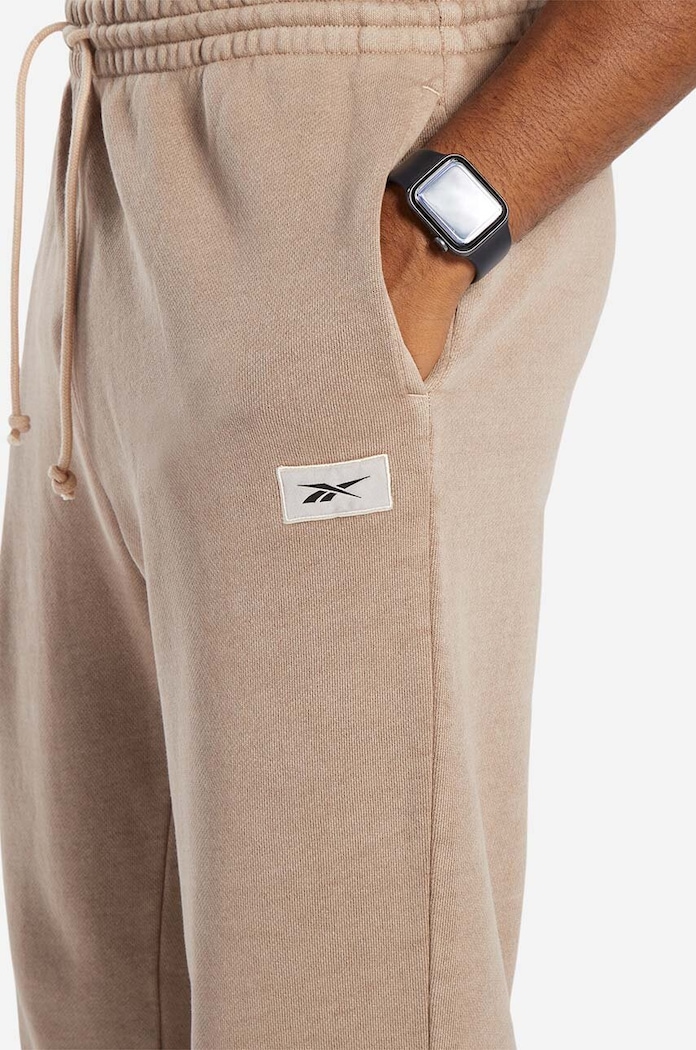 Reebok Classic spodnie dresowe bawełniane Natural Dye FT HT8197