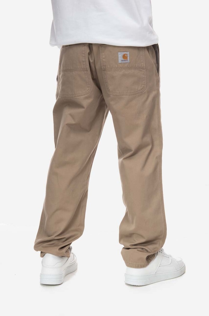 Carhartt WIP spodnie bawełniane I025934 brązowy SS23