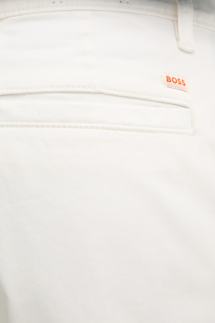 BOSS Orange spodnie biały 50510917