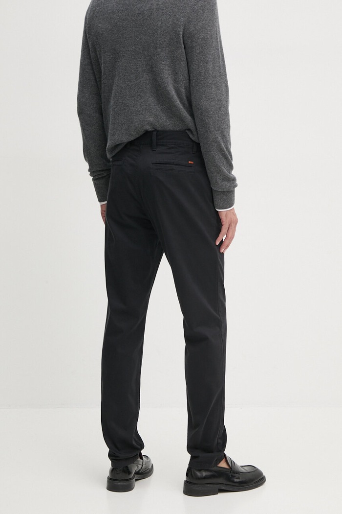 Odzież BOSS Orange spodnie Chino_tapered 50510917 czarny