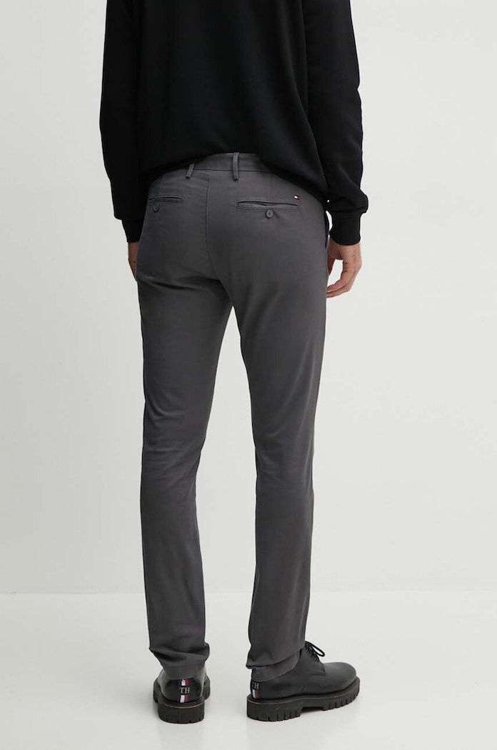 Oblačila Hlače Tommy Hilfiger MW0MW28883 siva