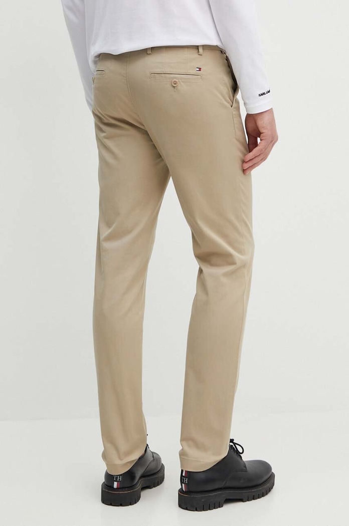 Oblečenie Nohavice Tommy Hilfiger MW0MW28884 béžová