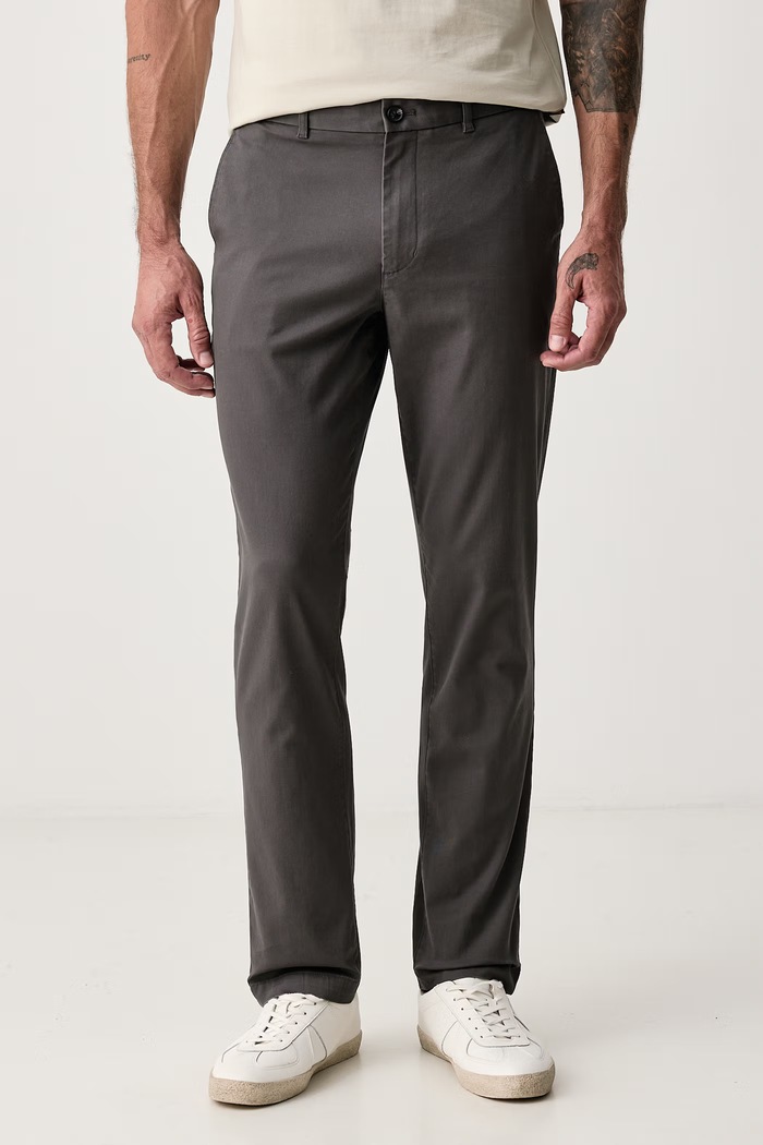 Tommy Hilfiger Spodnie chinos męskie z bawełną szary MW0MW28884