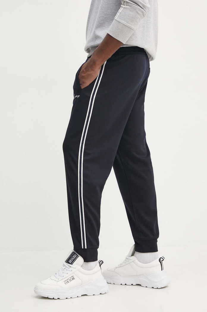 Спортен панталон Armani Exchange еластичен тъмносин 8NZPSG.Z9N1Z.NOS