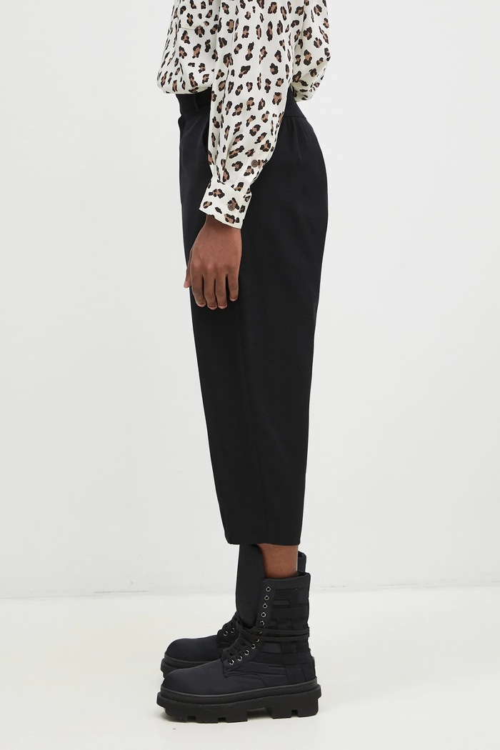 Ader Error spodnie wełniane J61B34.00JT5 czarny AW16