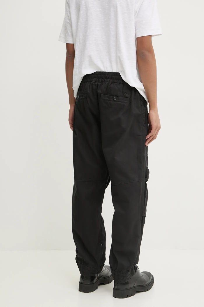 Odjeća Hlače Diesel P-BEECK TROUSERS A14761.0NJBP crna
