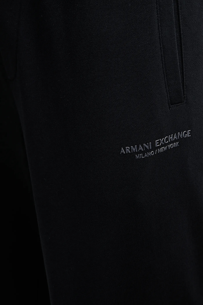 Bavlněné tepláky Armani Exchange námořnická modř XM001299.AF20934.NOS