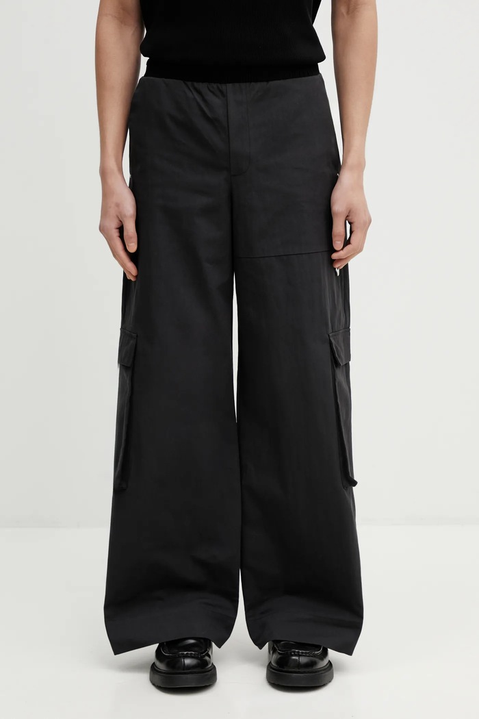 Heliot Emil trousers fabric black SS26PRE.M.10.207.BLK01.