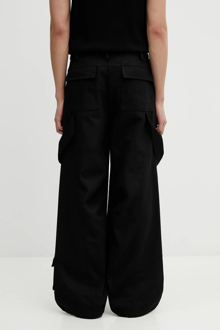 Clothing Heliot Emil cotton trousers SS26PRE.M.10.160.BLK01. black