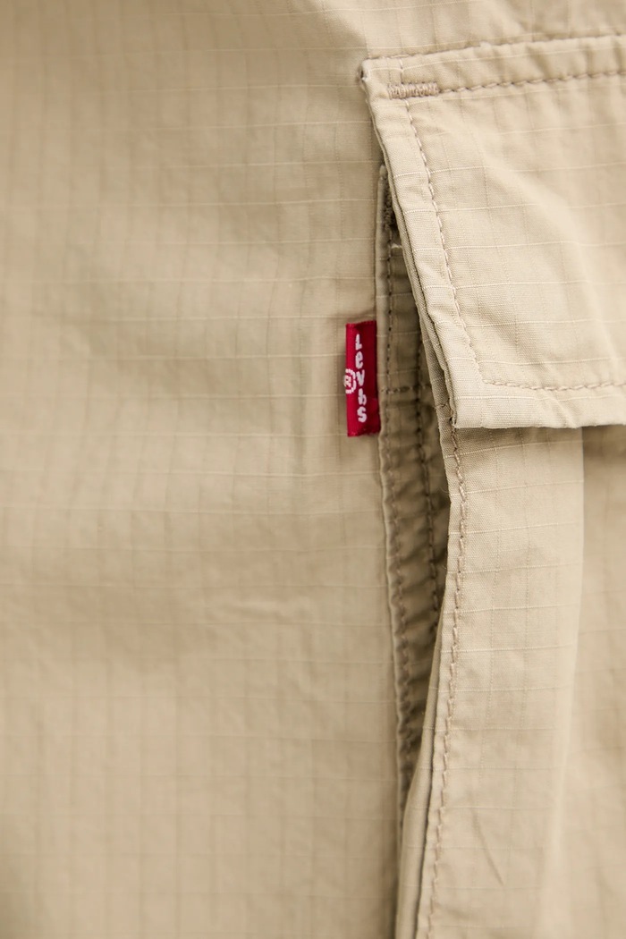 Βαμβακερό παντελόνι Levi's XX CARGO STRAIGHT μπεζ A7364.0035