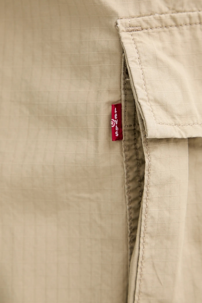 Βαμβακερό παντελόνι Levi's XX CARGO STRAIGHT μπεζ A7364.0035
