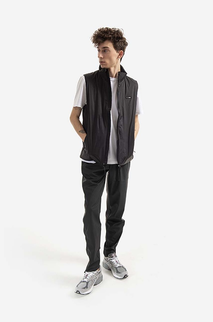 Nepromokavé kalhoty Rains Pants Slim 18580.BLACK černá AA00