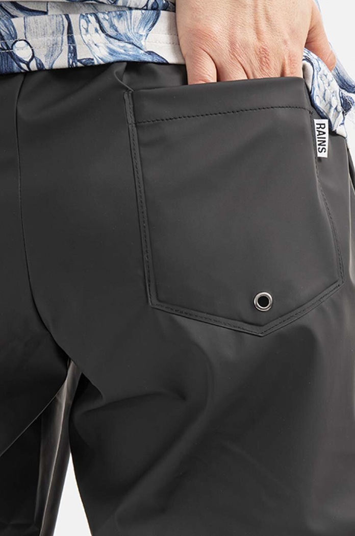 Nepromokavé kalhoty Rains Pants Slim 18580.BLACK