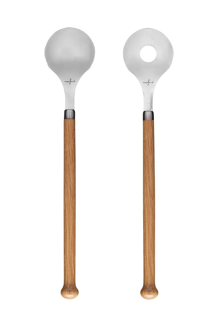 Κουτάλια σαλάτας Sagaform Nature 2-pack πολύχρωμο 5017605