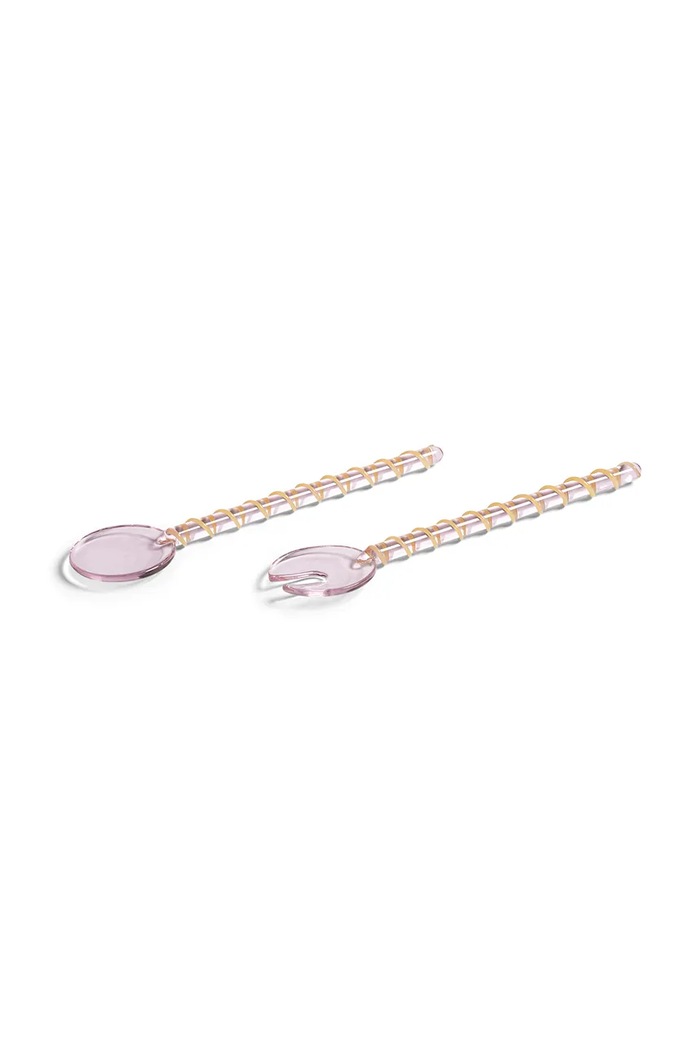 Κουτάλια σαλάτας &k amsterdam sling pink 2-pack 2189.02 ροζ AA00