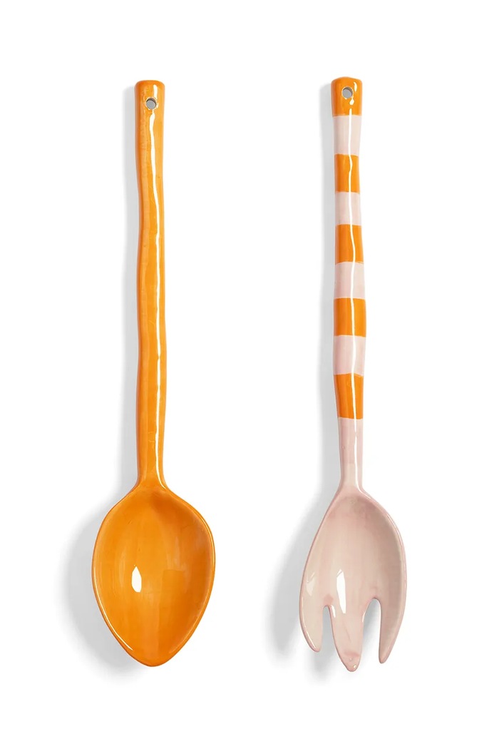 Salátové lžíce &k amsterdam boavista stripe 2-pack vícebarevná 2829.06