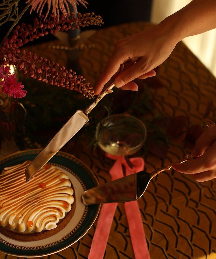 Σπάτουλα και κόφτης ζαχαροπλαστικής Doing Goods Ava Blossom Cake Set 1.30.40.009.921.4 πολύχρωμο