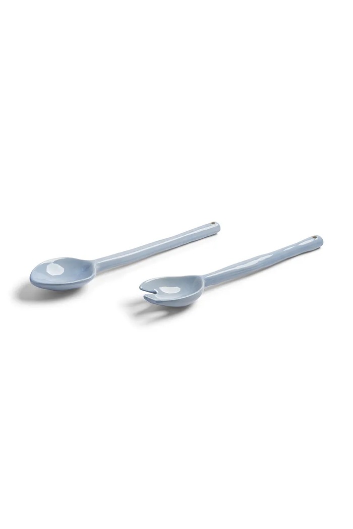 &k Amsterdam set de linguri pentru servire din porțelan 27,5 x 6 x 2 cm 2829.08 albastru AA00